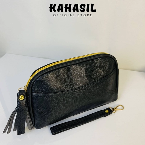 KAHASIL - Dompet Wanita Panjang Pouch Hp dan Uang Bahan Kulit PU Leather Premium KHDP92